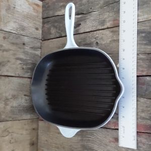 Le creuset oval grill pan oblong coastal blue